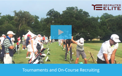 Tournaments and On-Course Recruiting