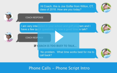 You emailed a few college coaches… now what?